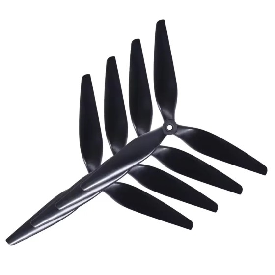 HQProp MacroQuad 3-Blades Propellers 9X5X3(CW CCW) Black-Glass Fiber Reinforced Nylon For RC Drone DIY Parts